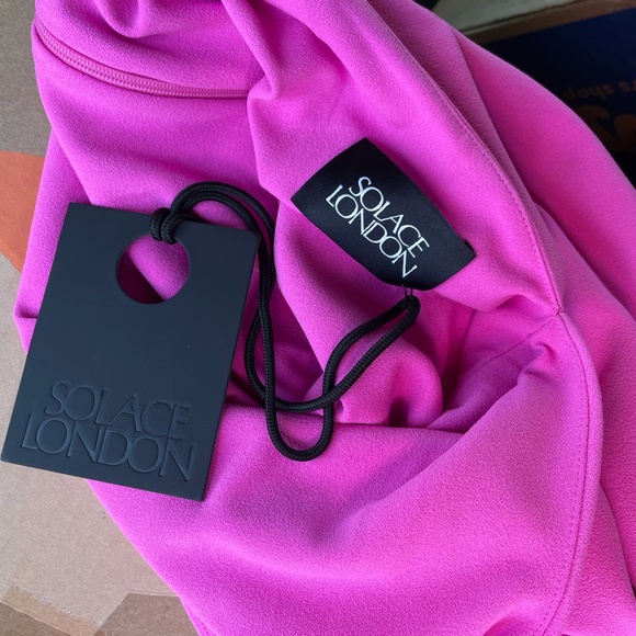 ⛓SOLD⛓ REPOSH Solace London Hot Pink Petch Dress - Picture 7 of 16